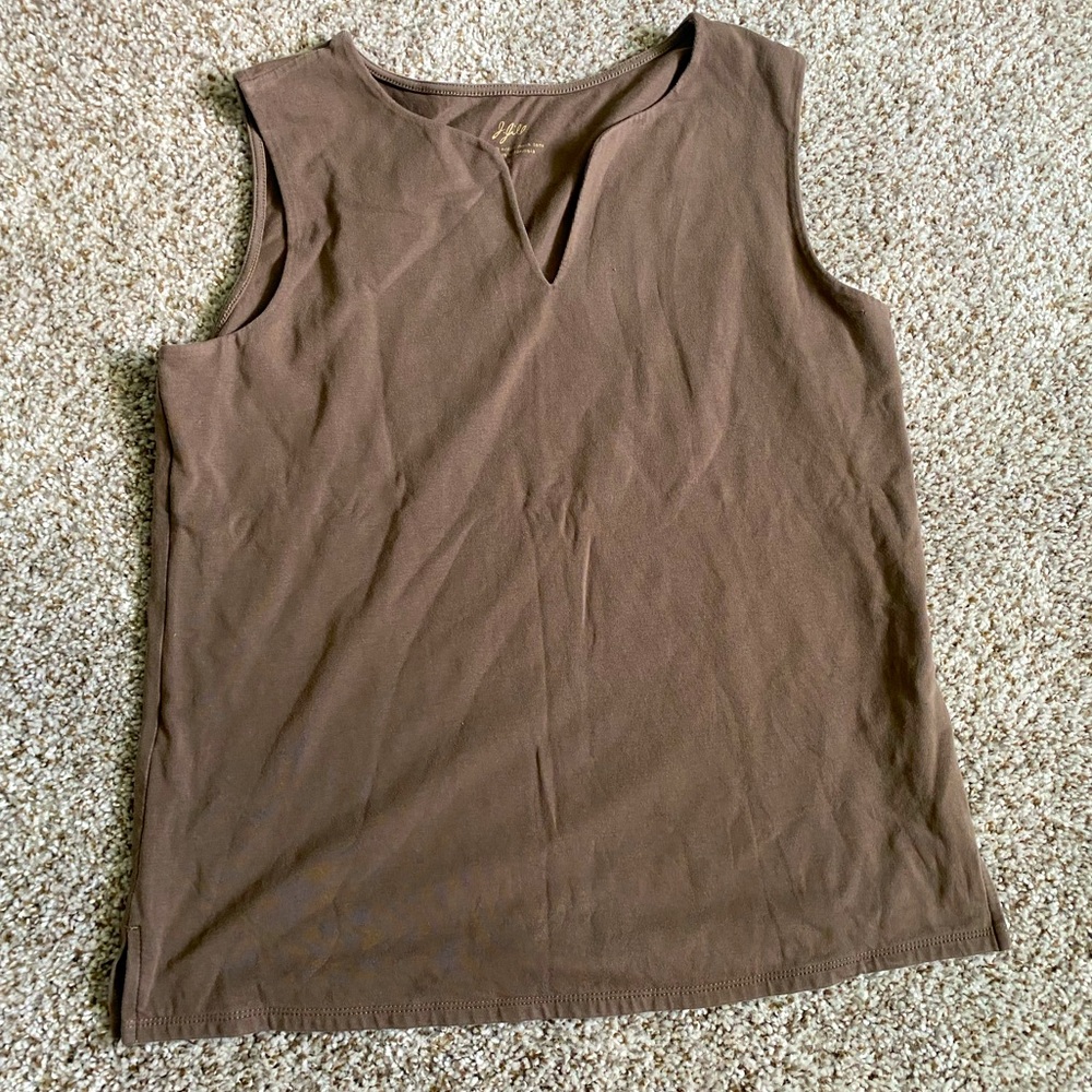 Brown Vintage Tank Top